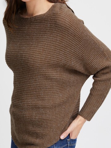 Pull-over ' ERETTA ' Fransa en marron