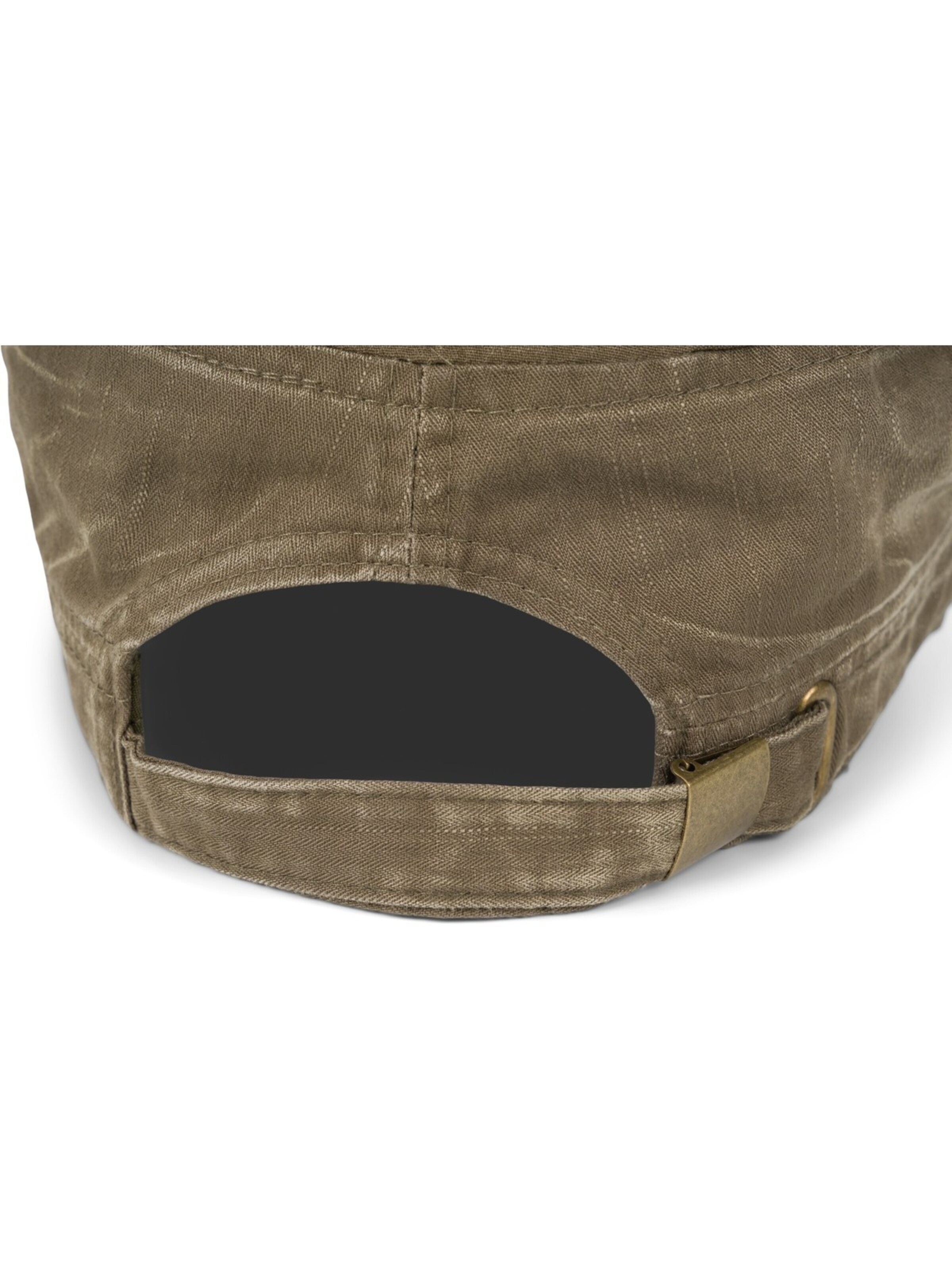 styleBREAKER Cap 'Military Cap Destroyed Used Look' in Green
