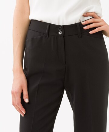 BRAX Regular Pleated Pants 'Celine' in Black