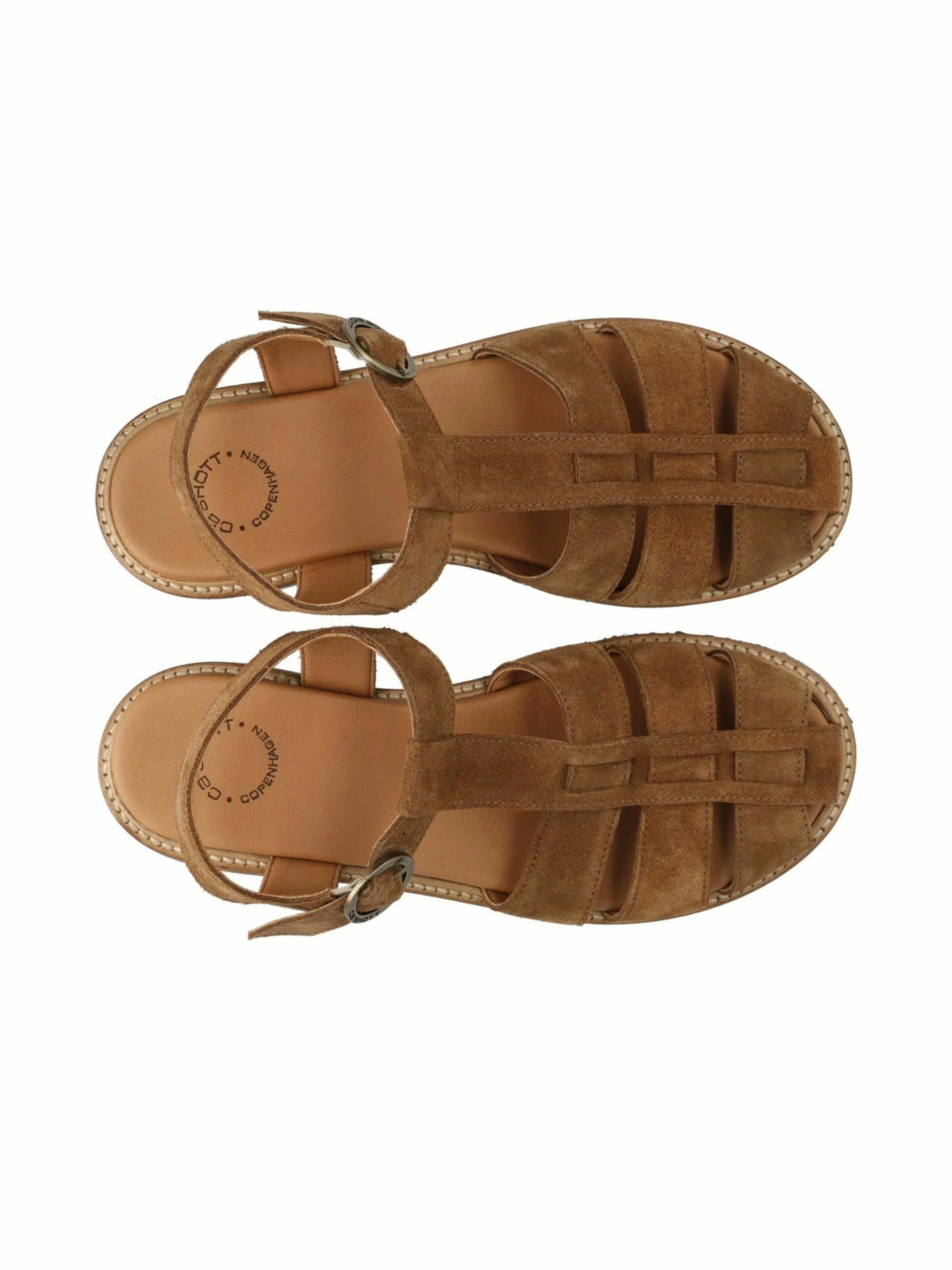 Ca'Shott Riemensandale 'Casgrace' in Braun