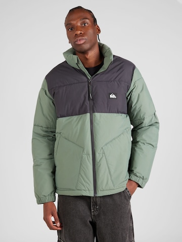 QUIKSILVER Outdoor jacket 'WILD MOUNTAIN' in Green: front
