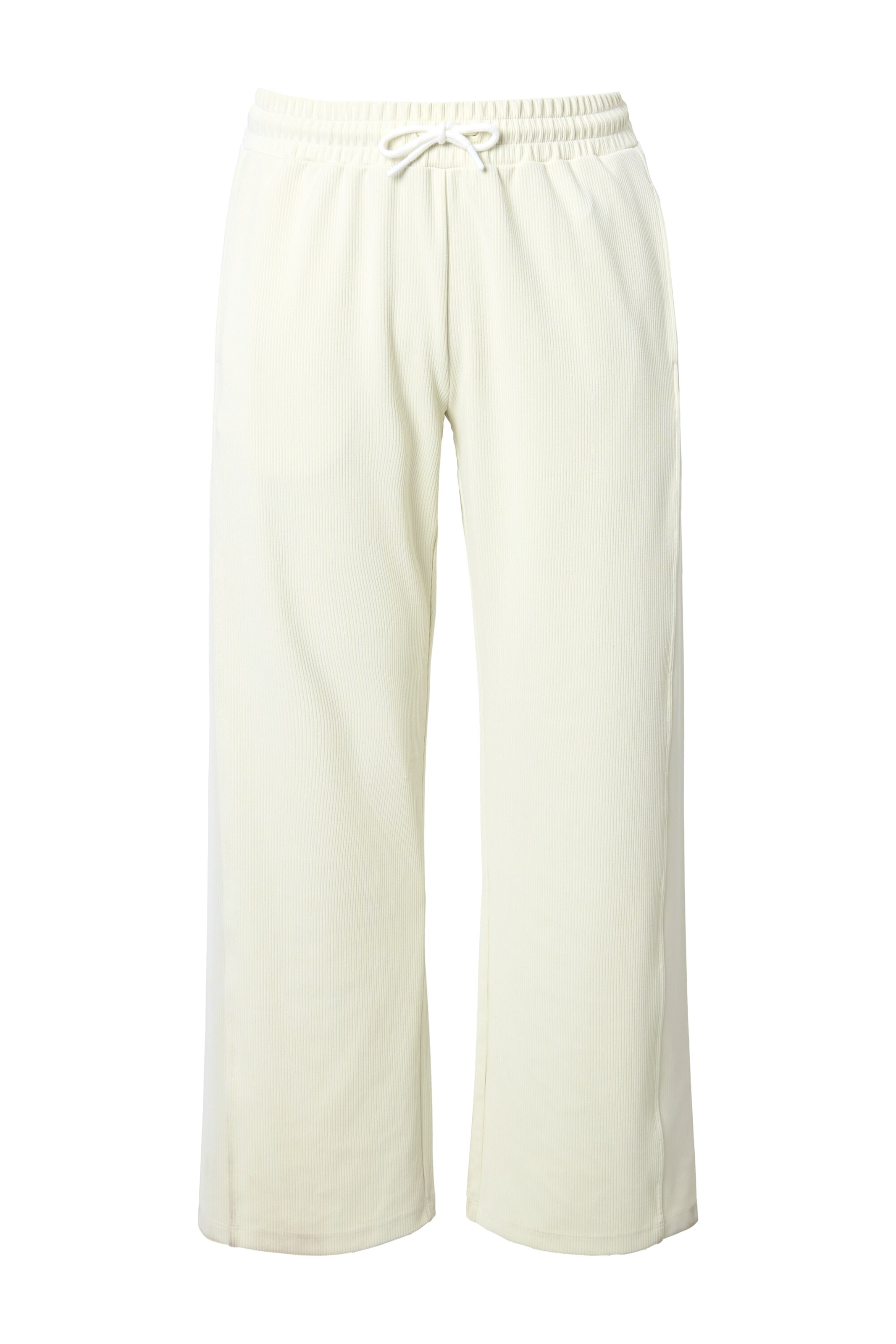 Ulla Popken Loose fit Trousers in White: front