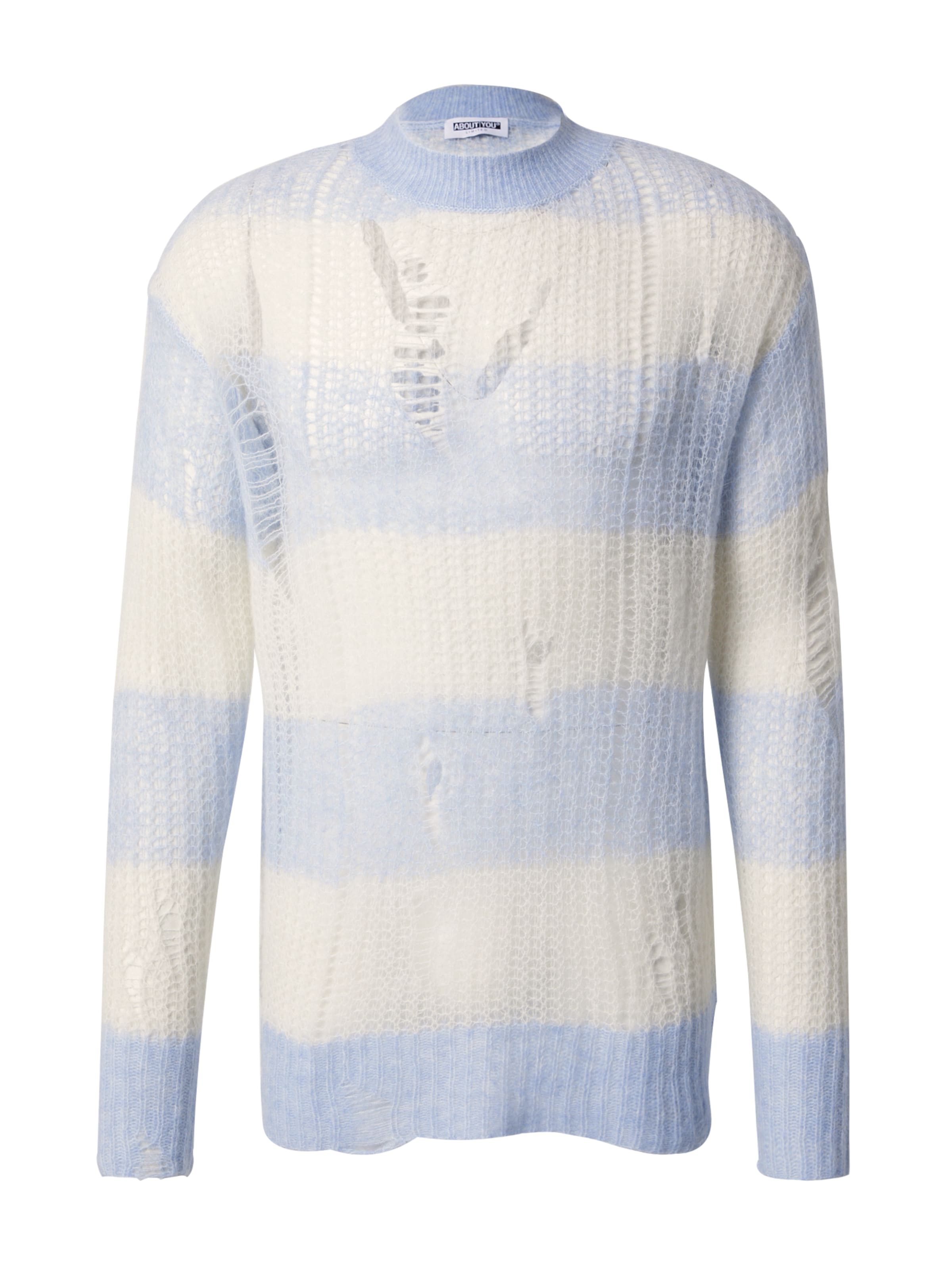 ABOUT YOU Limited Πουλόβερ 'Leo' σε μπλε: μπροστά