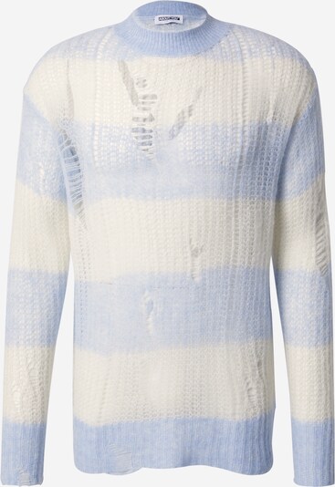 ABOUT YOU Limited Sweter 'Leo' w kolorze niebieski / białym, Podgląd produktu