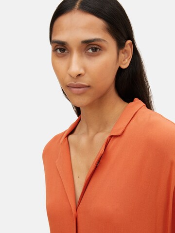 TOM TAILOR Shirt Dress in Orange