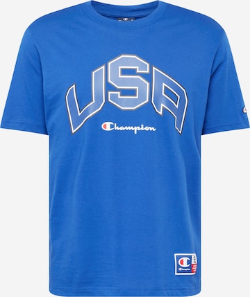 Champion Authentic Athletic Apparel Shirt in Blue: front