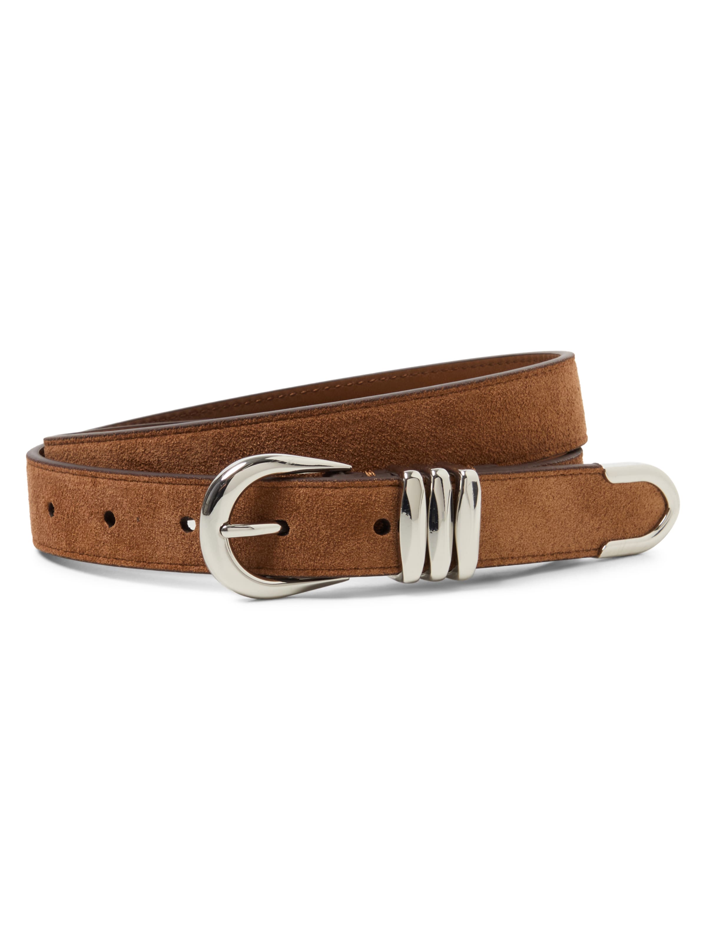 Ceinture Lauren Ralph Lauren en marron : devant