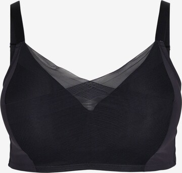 Devoted by Zizzi Bralette Bra in Black: front