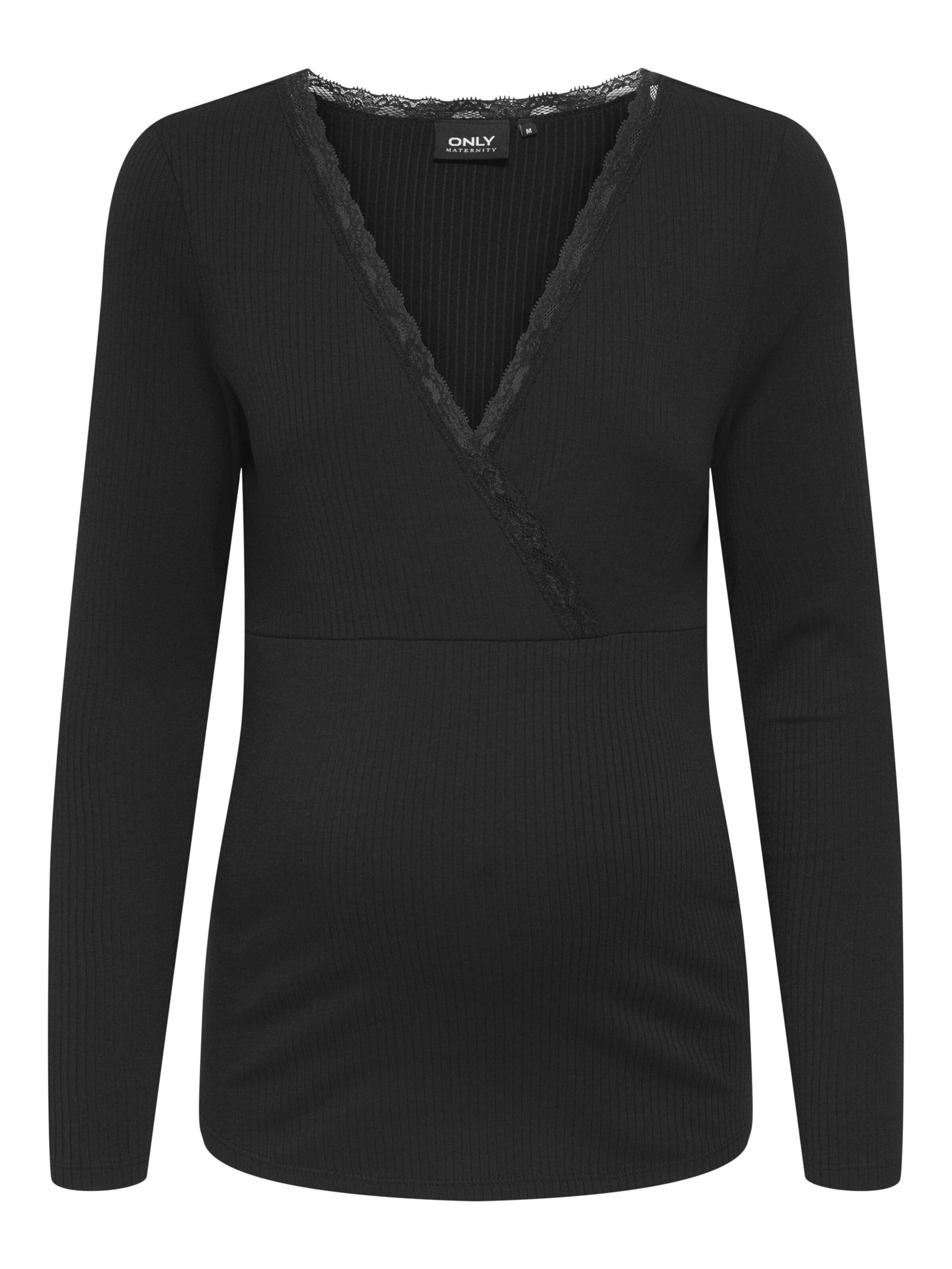 Only Maternity Shirt 'OLMIpass' in Black