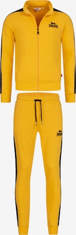 Survêtement 'Beickerton' LONSDALE en jaune : devant