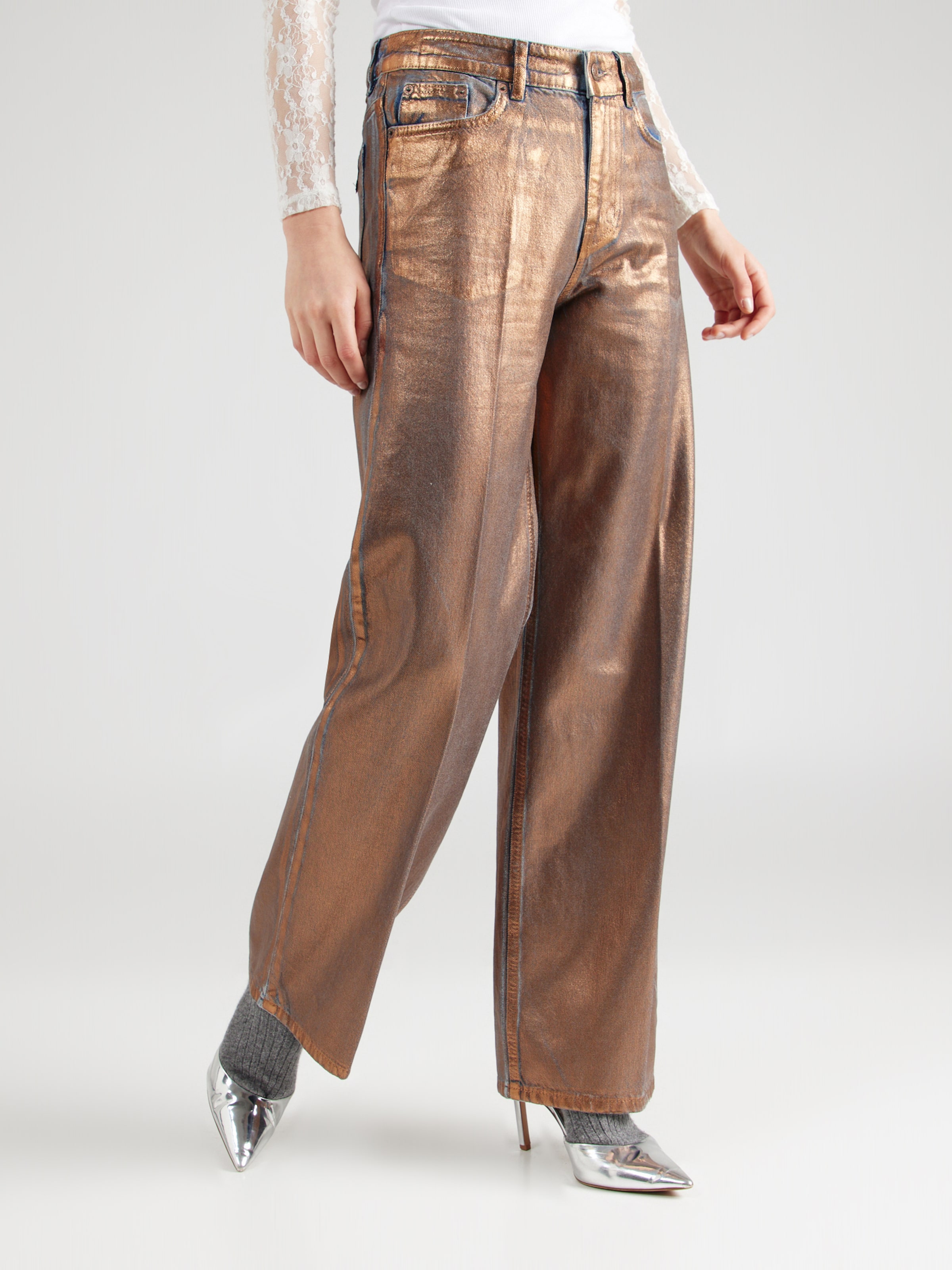 Jeans marroni hotsell