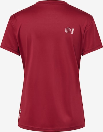 T-shirt fonctionnel 'Court' Hummel en rouge