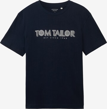 TOM TAILOR Shirt in Blue: front