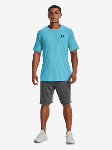 UNDER ARMOUR Functioneel shirt 'Sportstyle' in Blauw