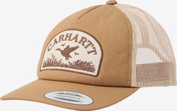 Carhartt WIP Шапка с козирка 'Take Off' в сиво: отпред