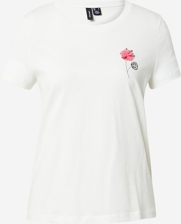 VERO MODA Shirt 'GROFRANCIS' in Wit: voorkant