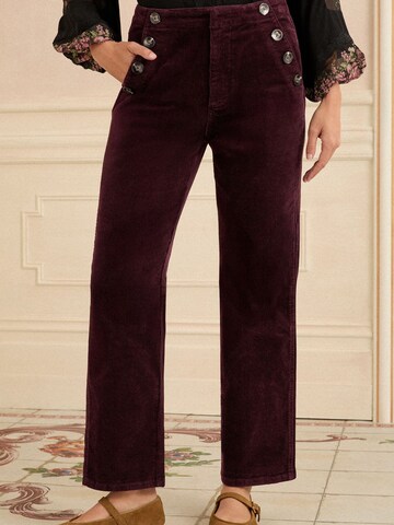 regular Pantaloni di love & roses in rosso