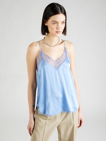 IRO - Blusa 'BERWYN' em azul: frente