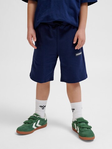 Hummel Regular Trousers 'FLAN' in Blue: front