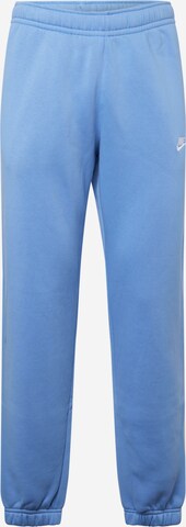 Nike Sportswear Broek 'Club Fleece' in Blauw: voorkant