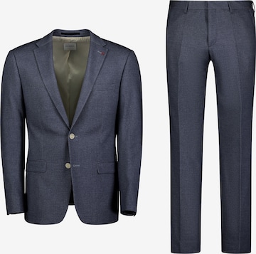 Coupe slim Costume ROY ROBSON en bleu : devant