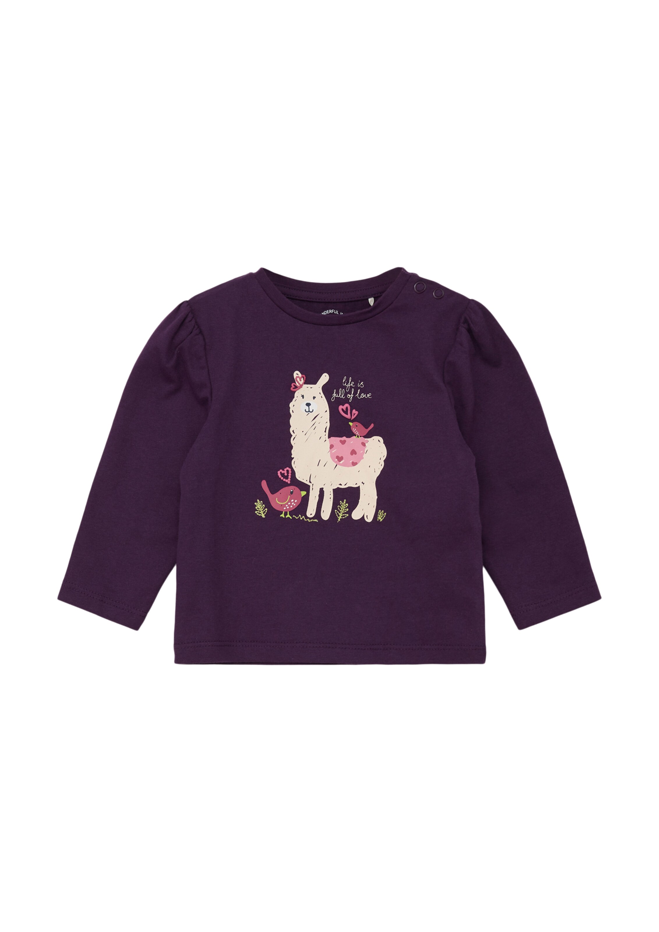 s.Oliver Shirt in Lila: voorkant