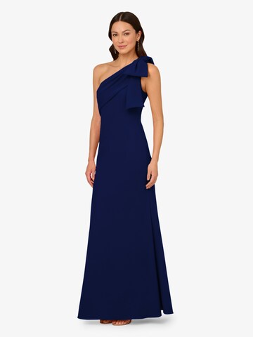 Adrianna Papell Avondjurk in Blauw: voorkant