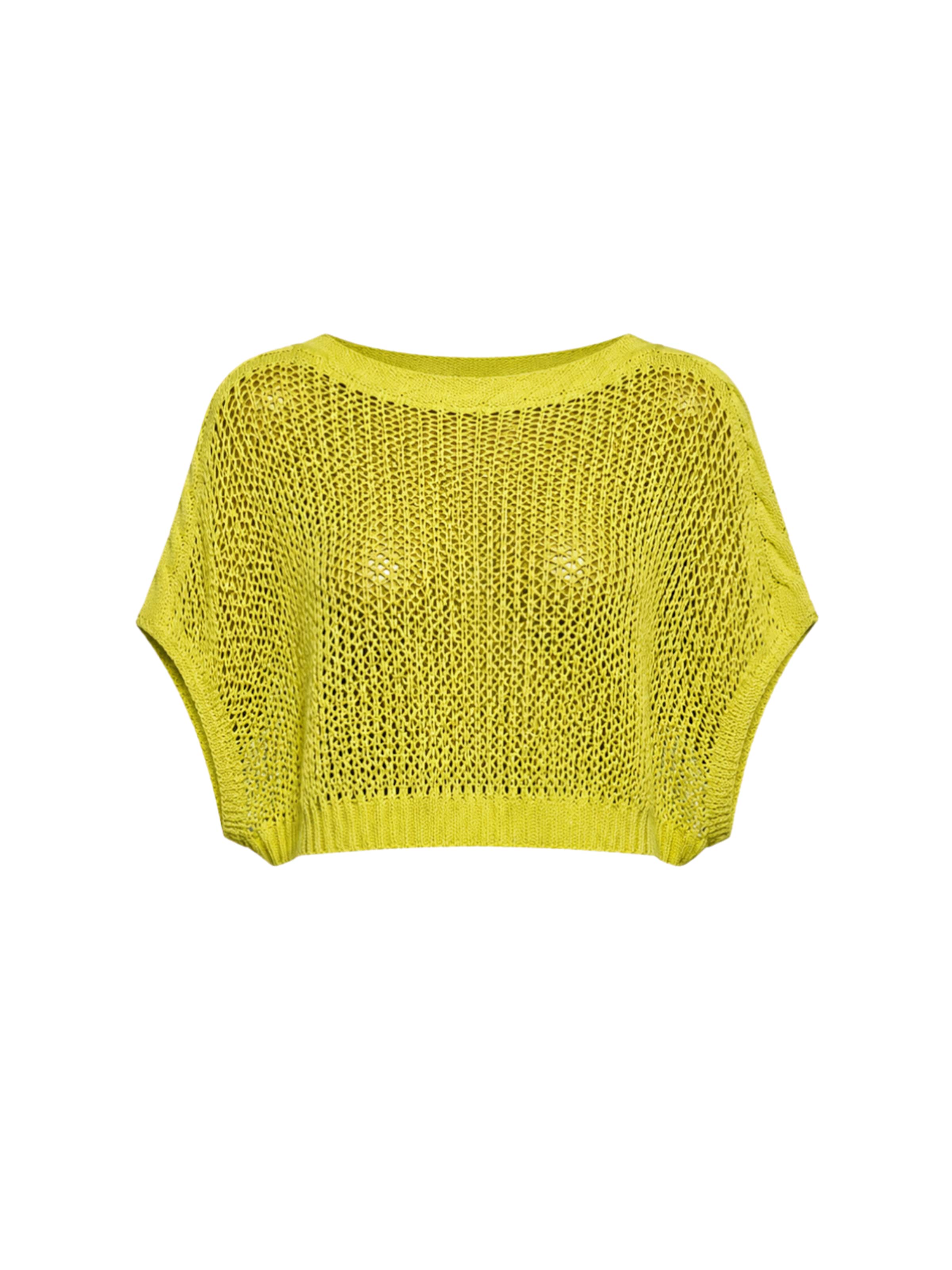 Süel knitwear Knitted top 'Birthday' in Green: front
