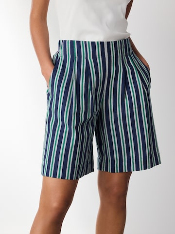 Wide Leg Pantalon à pince 'N. Premium' Next en bleu : devant