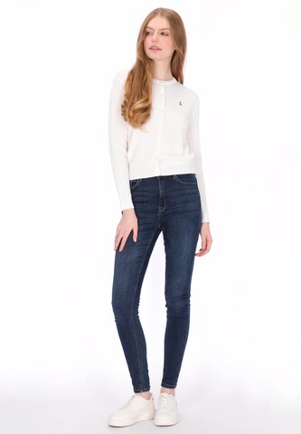 DreiMaster Maritim - Cárdigan en blanco