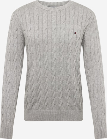 TOMMY HILFIGER Neulepaita 'Classic' värissä harmaa: etupuoli