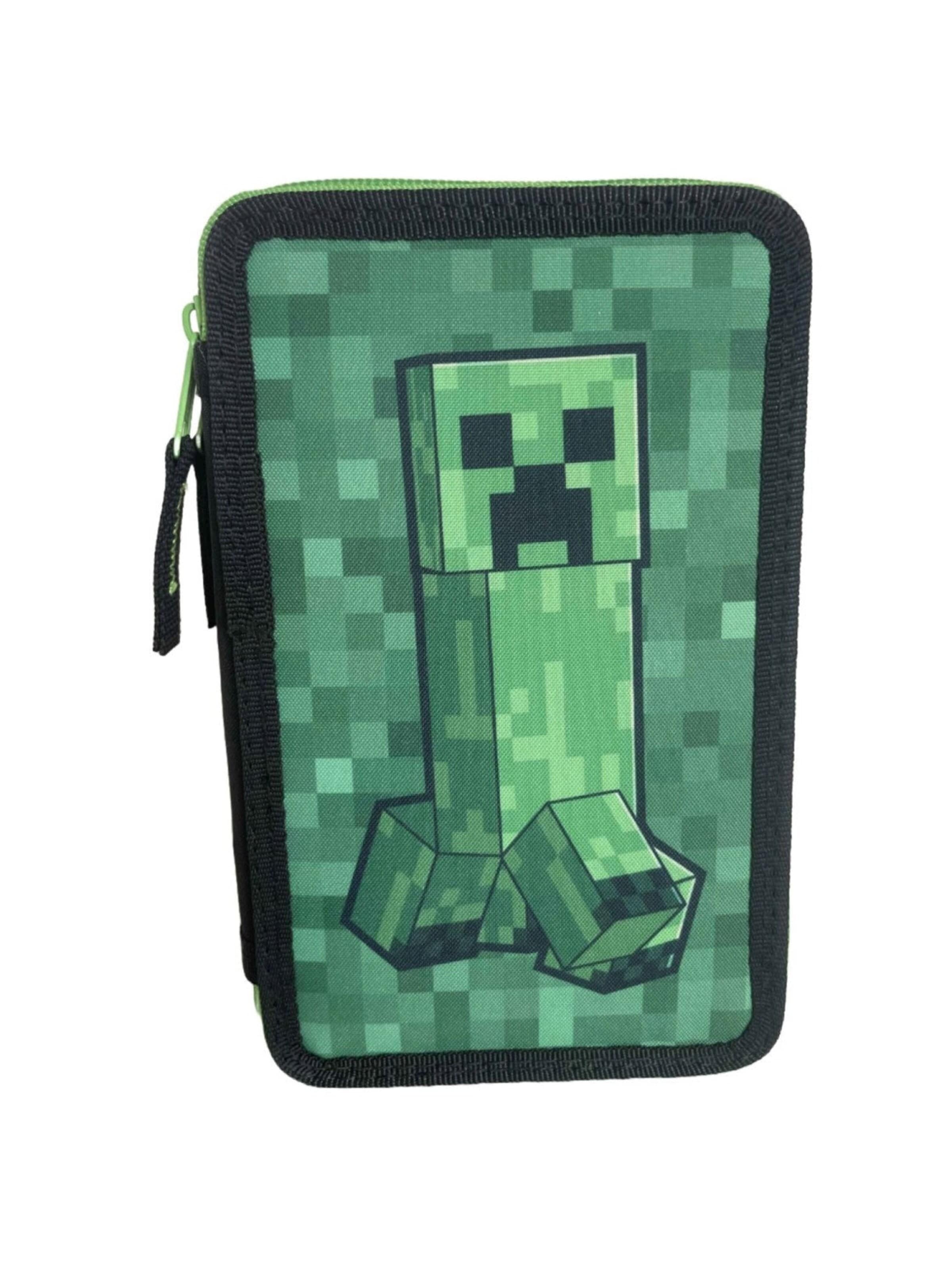 Minecraft Buideltas 'Minecraft Tekenen Jongens Tekenetui Meisjes 20 Pieces' in Grijs: voorkant