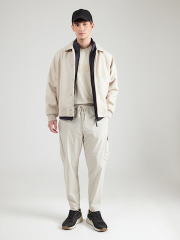 Effilé Pantalon cargo 'T_Urbanex' BOSS en beige