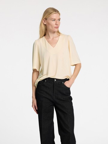 SELECTED Blouse in Beige: voorkant