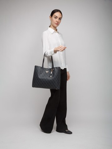GUESS - Bolso de mano 'Meridian' en gris: frente
