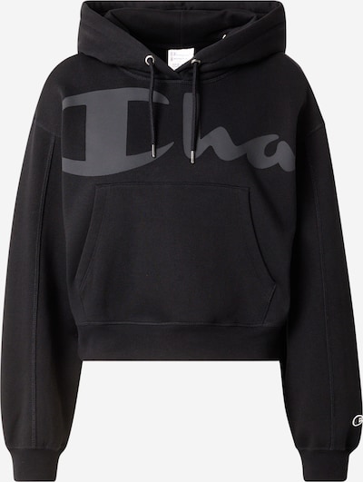 Champion Authentic Athletic Apparel Sweatshirt in dunkelgrau / schwarz, Produktansicht