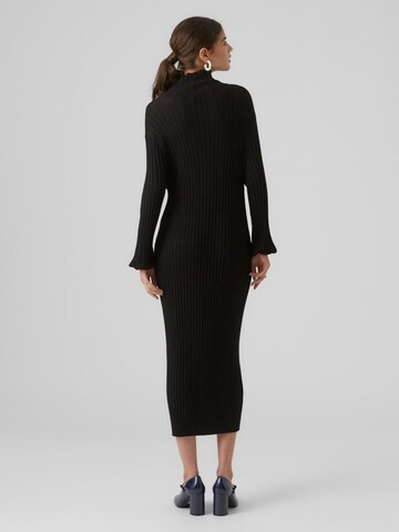 VERO MODA Knitted dress 'Wield' in Black