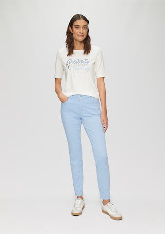 s.Oliver Slimfit Broek in Blauw
