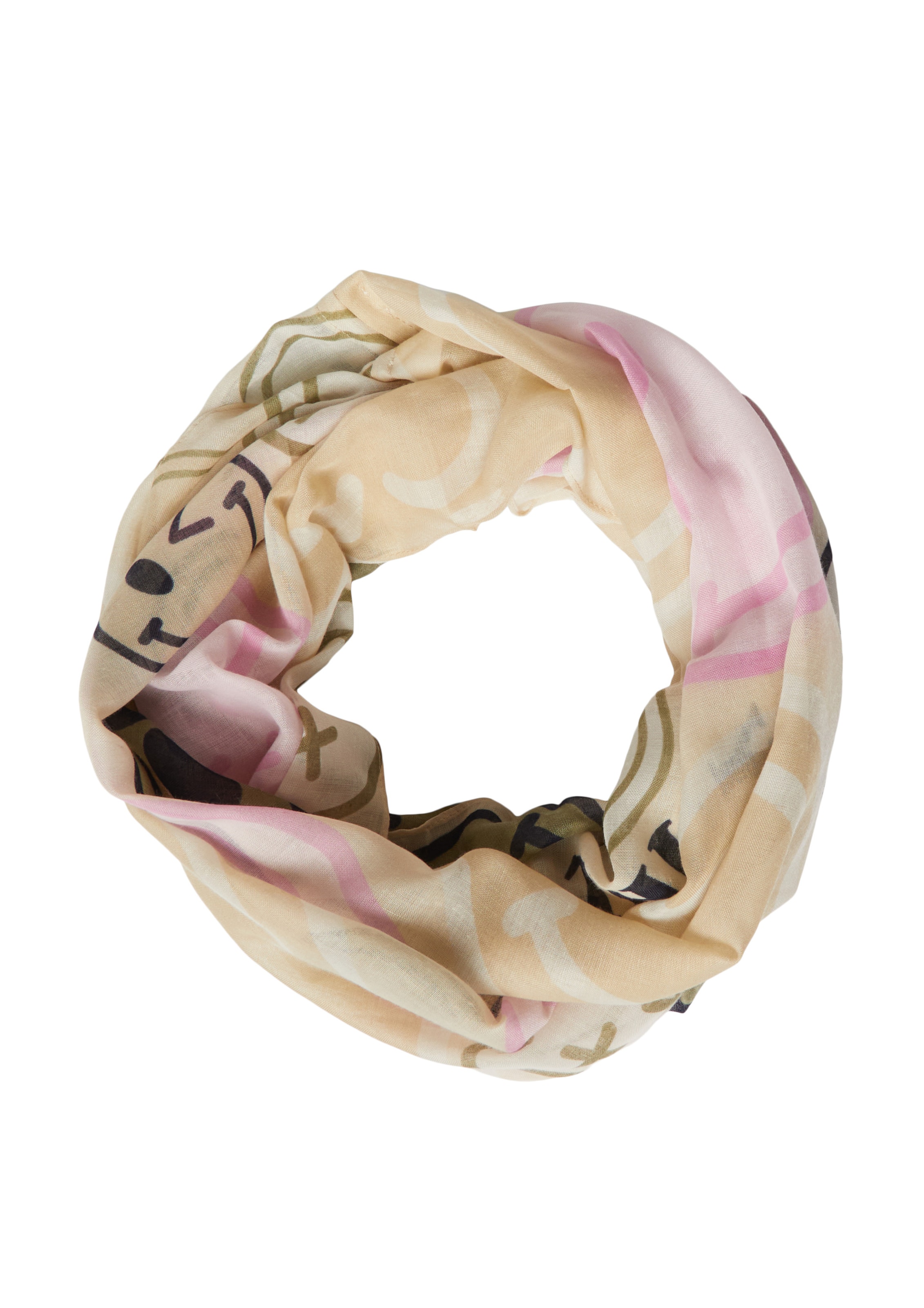 s.Oliver Tunnelsjaal in Roze: voorkant