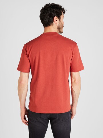 HUGO Majica 'Dapolino' | rdeča barva
