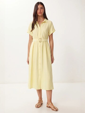 Happiness İstanbul Dress 'Midi' in Yellow: front