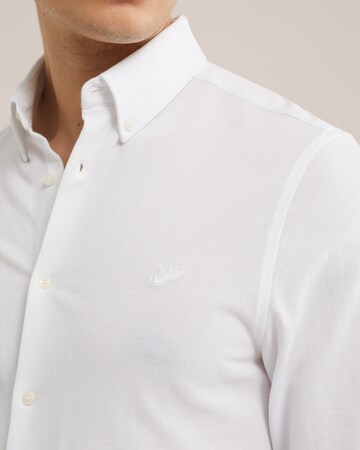 WE Fashion Slim fit Button Up Shirt in White