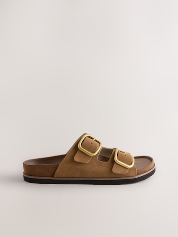 Next - Sapato aberto em castanho