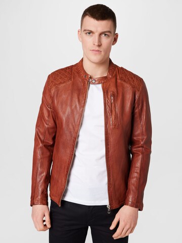 Veste mi-saison 'Kiano' FREAKY NATION en marron : devant