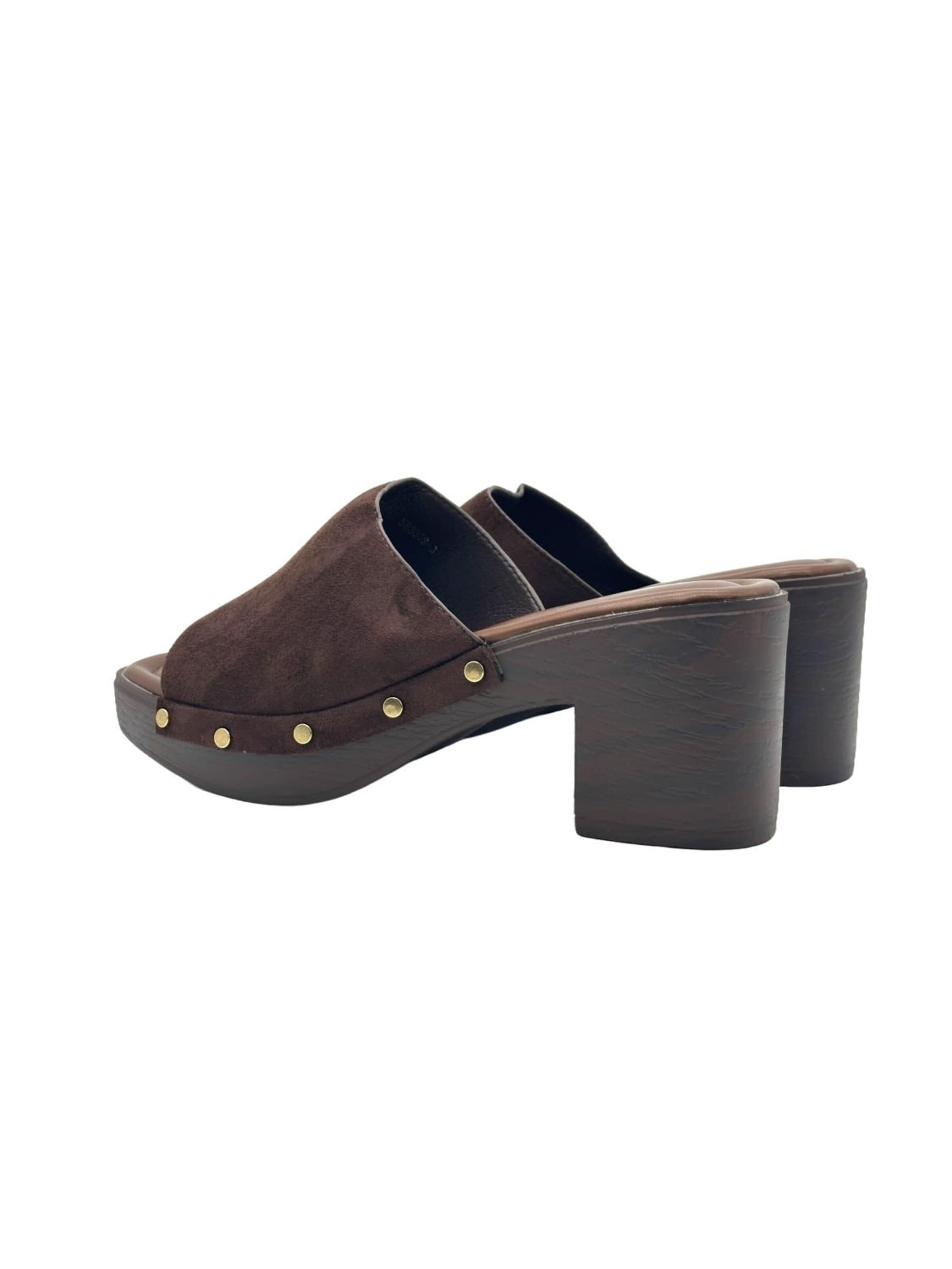 Nowaland Mules in Brown