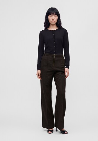 PATRIZIA PEPE - Loosefit Pantalón plisado en marrón