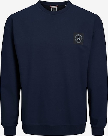 JACK & JONES Sweatshirt 'FILO' in Blue: front