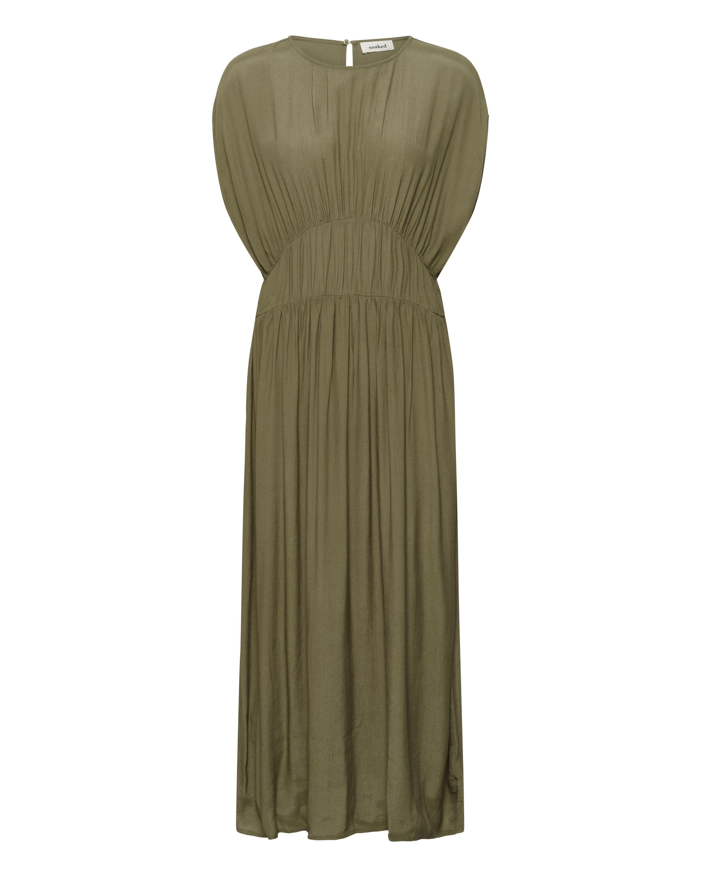 Robe 'Kleio ' SOAKED IN LUXURY en vert : devant