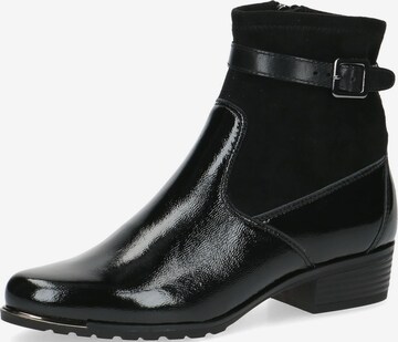 Bottines CAPRICE en noir : devant