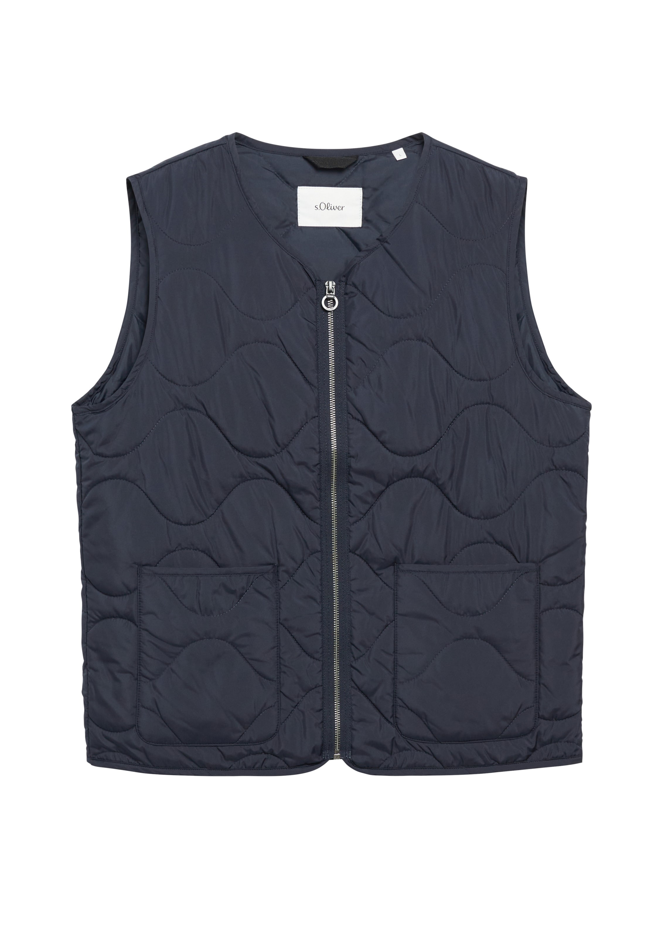 Gilet di s.Oliver in blu: frontale